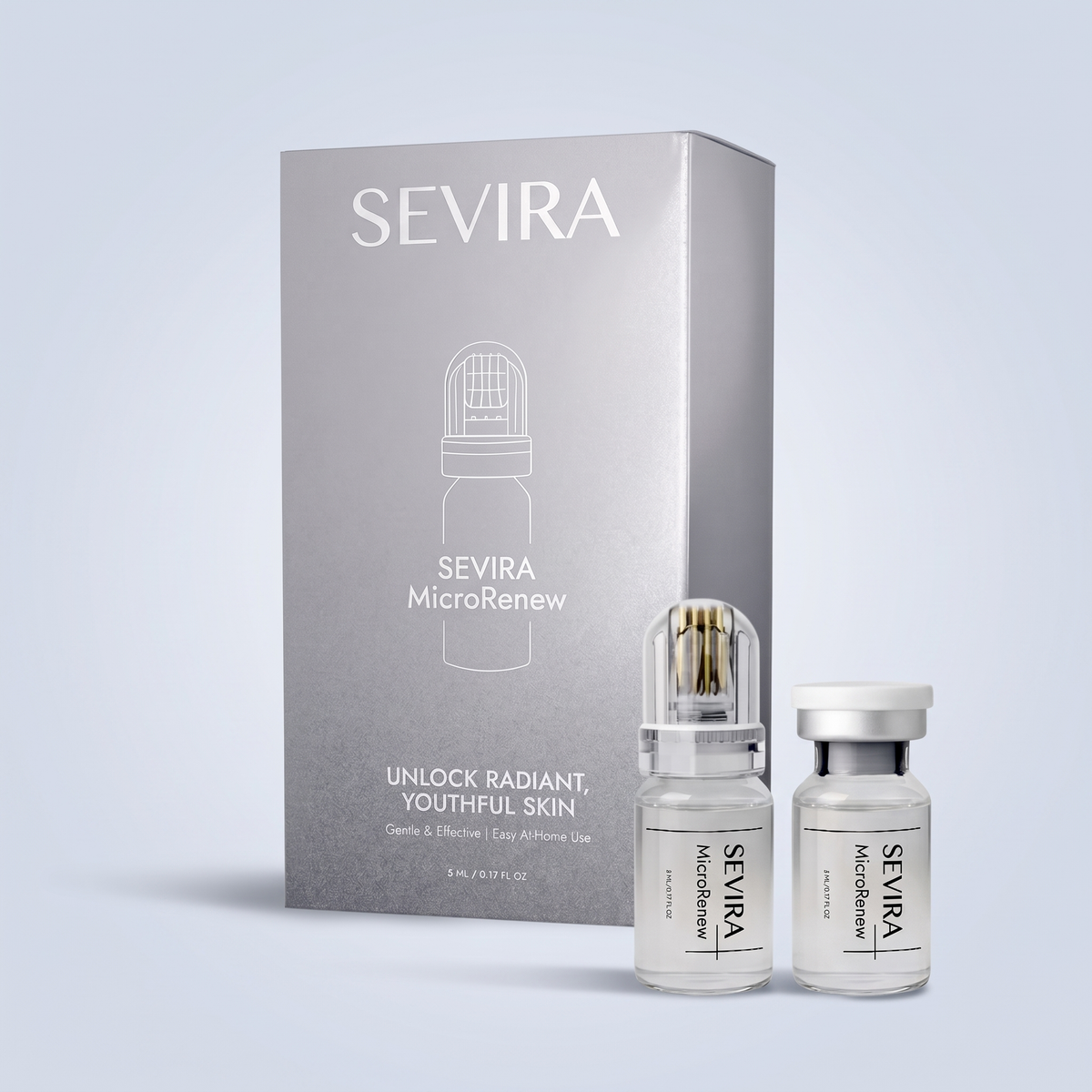 Sevira MicroRenew System box and vials